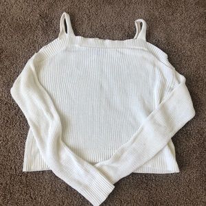 Express off the shoulder sweater